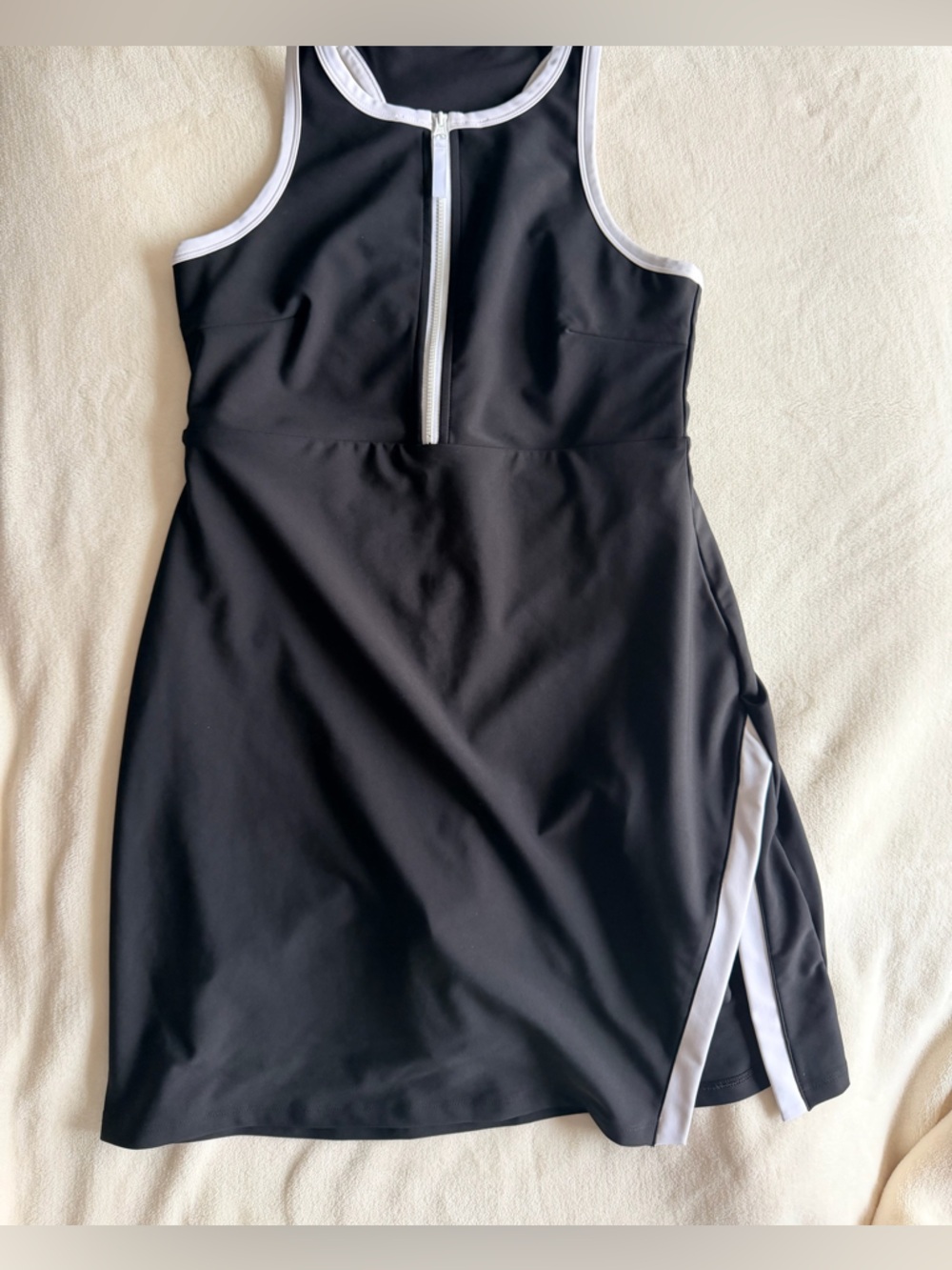 SAGE Collective Women's Active Dress with Shorts | Black | Medium - Picture 3 of 5